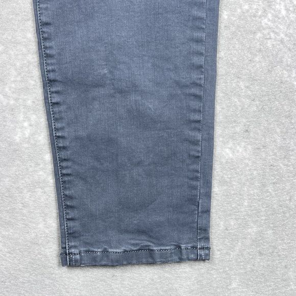 Soft Surroundings Jeans Women's Size Small Gray Tapered Ankle Denim Jeans - Picture 8 of 15